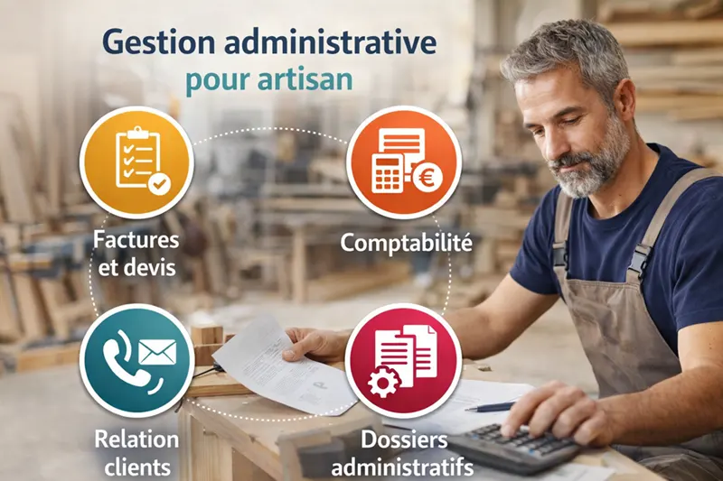 Gestion administrative pour artisan : guide complet
