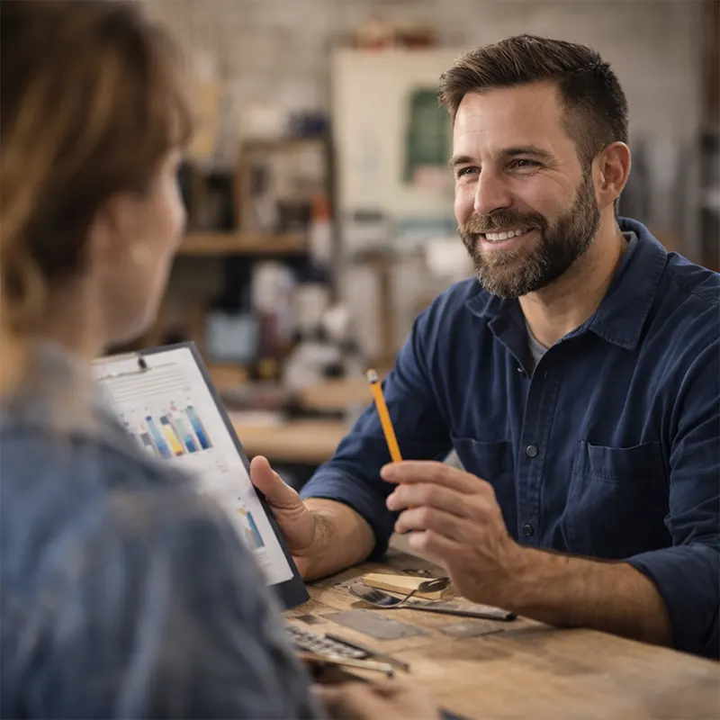 Accompagnement administratif pour artisans